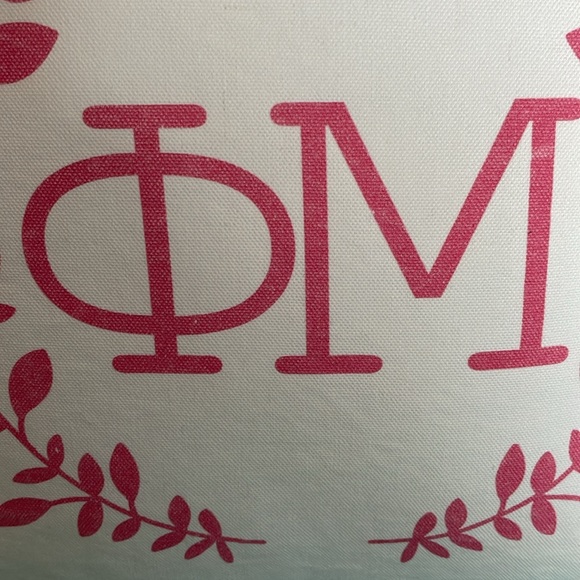 Phi Mu decorative pillow - Picture 6 of 7
